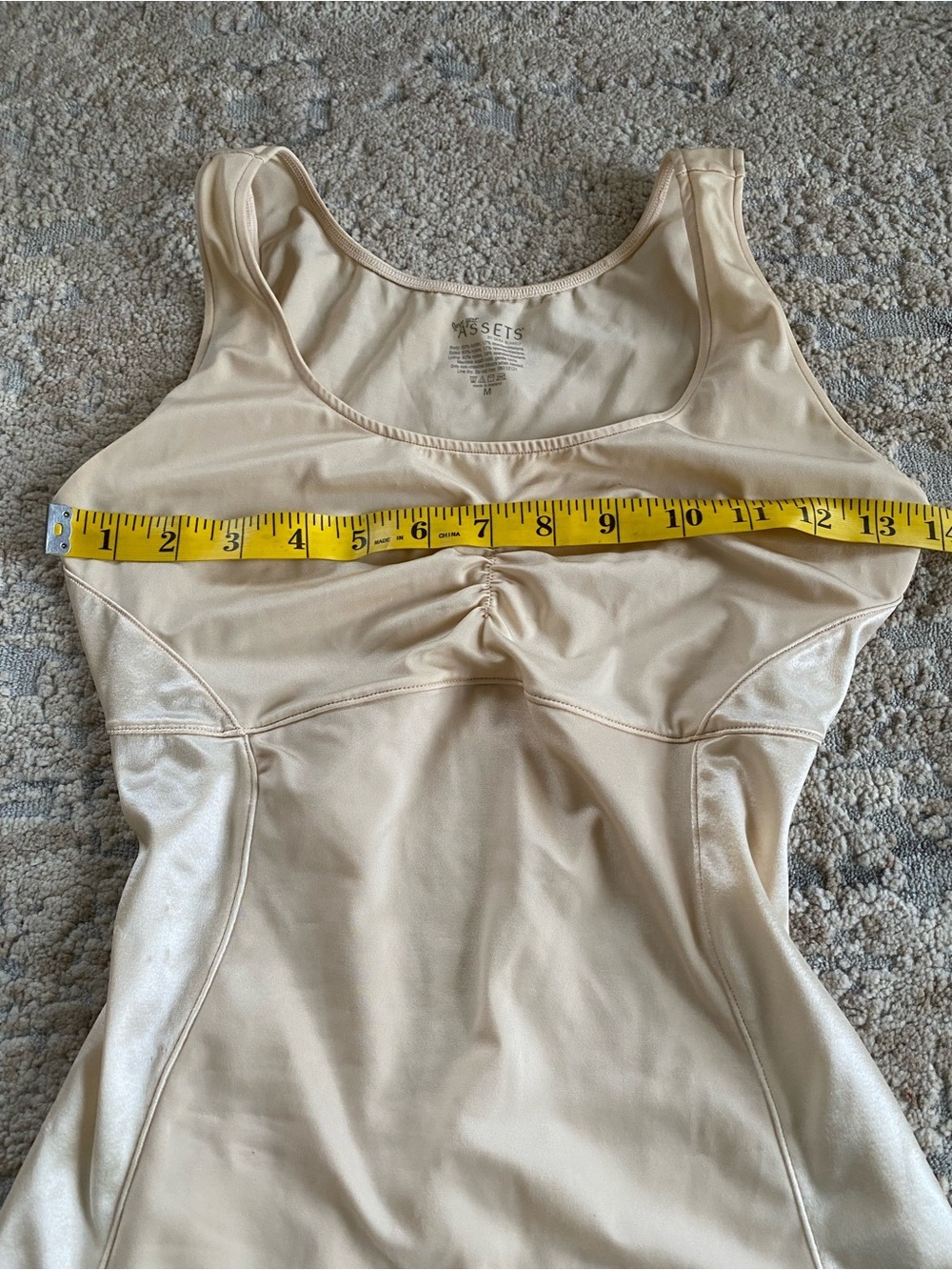Love Your Assets by Sara Blakey Retired Shapewear Tank Shaping Top Nude Tan: Med - Picture 3 of 7
